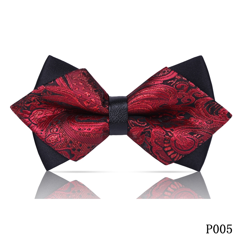 P005 삼각 나비넥타이 레드