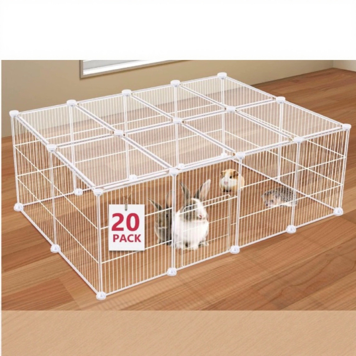 宠物幼猫围栏加密网格拼接魔片笼子兔子松鼠小宠笼小狗笼防逃