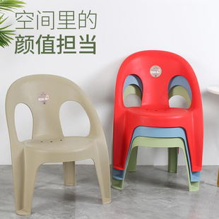 Plastic Small Chair Extra Thick Household Low Back Chair Scandinavian Adult Coffee Table Sofa Low Stool Kidsren's Non-Slip Living Room Stool