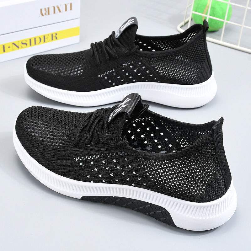 여름 신상품, 여성용 올드 노스 천 신발, 통기성이 뛰어난 중공 메쉬 신발, 부드러운 밑창, 다용도 캐주얼 여성 운동화