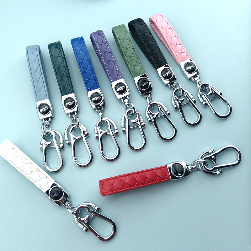 Car key chain hand woven wholesale explosion car gift gift car logo key rope creative pendant net Car key chain hand woven wholesale explosion car gift gift car logo key rope creative pendant net