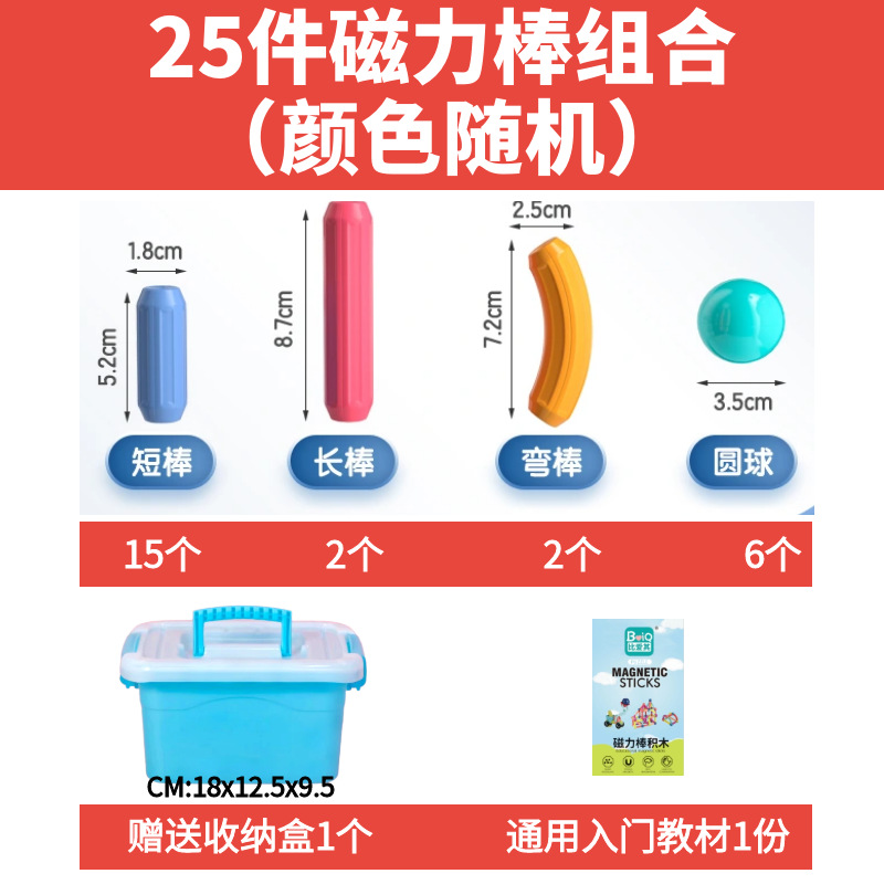 25 piezas (caja de almacenamiento)