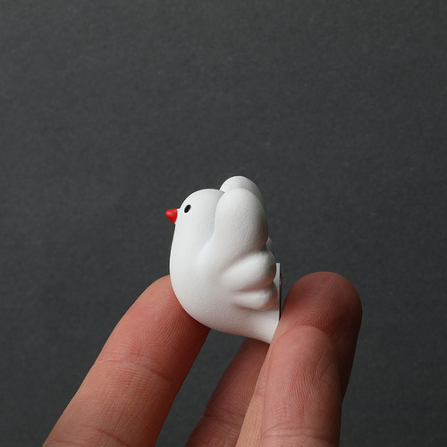 Angel Fat Pigeon Refrigerator Magnet Magnetic Sticker Cultural and Creative Products Resin Three-dimensional Creative Accessories DIY
