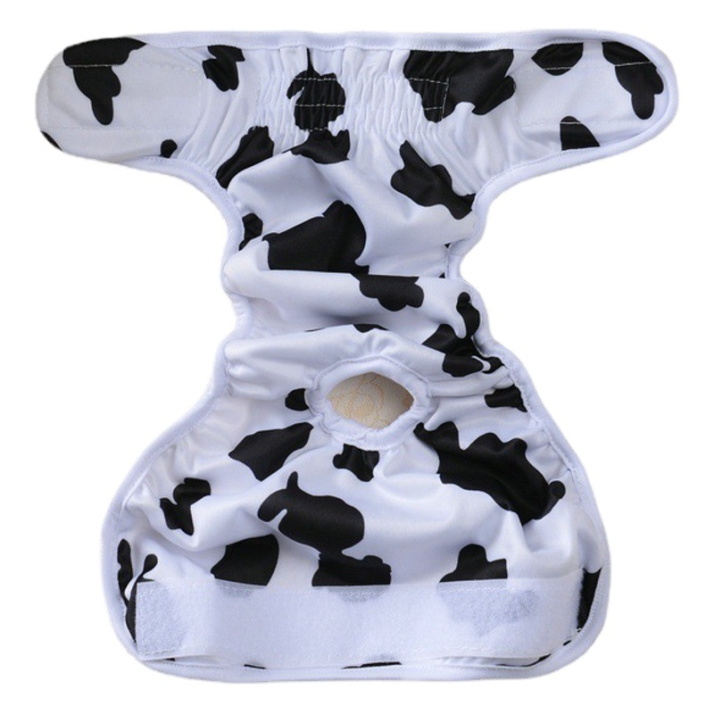 2022 actualizado pantalones fisiológicos en blanco y negro perro femenino pantalones de seguridad menstruales pañales sanitarios ropa interior de celo anti-acoso para mascotas