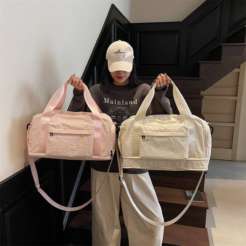 Bolsa de viaje de gran capacidad, ocio, sensación de alta calidad, bolsa de almacenamiento multifuncional expandible, bolsa de viaje de negocios, bolsa de fitness, mochila