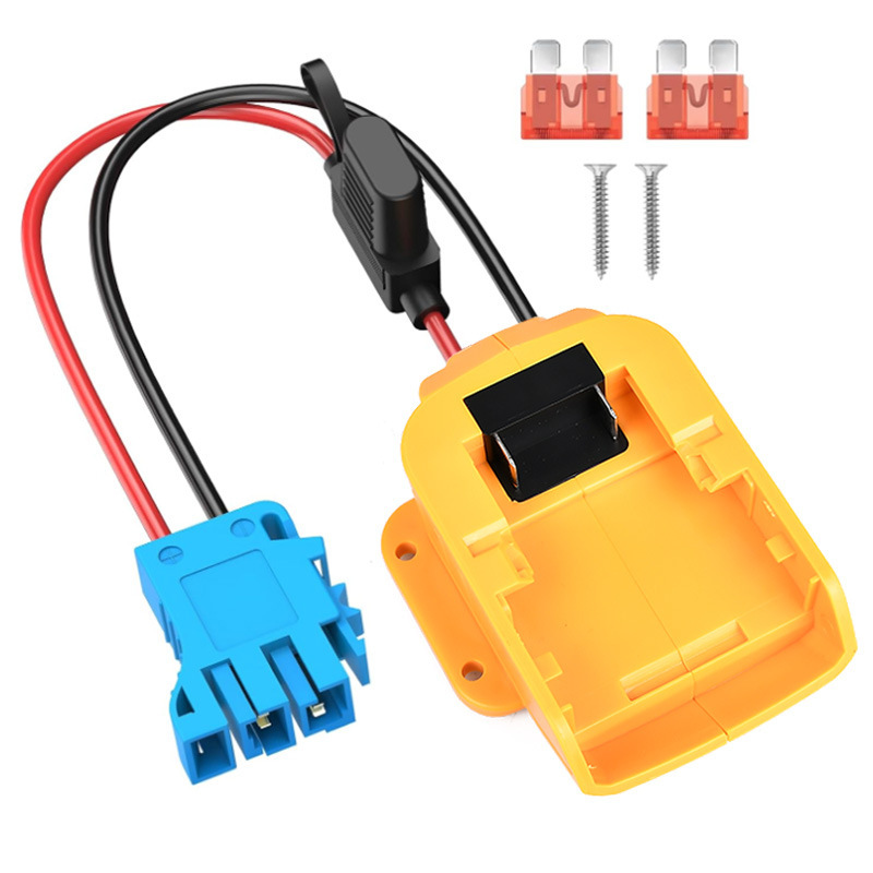 Adapt to DeWalt adapter DCB200 lithium battery for children riding toy car harness connector
