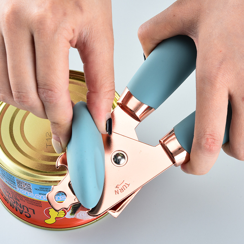 Suministros de cocina abrebotellas de cerveza multifunción artilugios transfronterizos latas de acero inoxidable dorado abrete