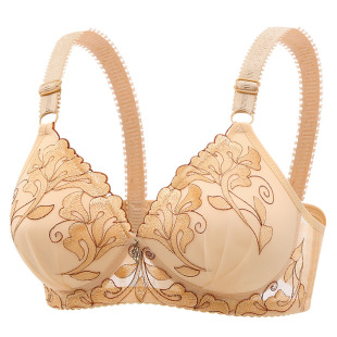Cross-Border Thin Intimates 4050 Years Old Small Breast Adjustable Push-Up No Rims Summer Breathable Middle-Aged Mother Bra