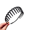 Matte scalloped headband, bangs, hairpins for face washing, Korean style, wholesale