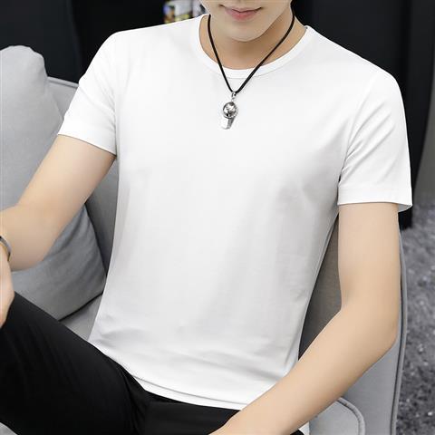 Camiseta de manga corta de moda para hombre 2023 nuevo verano estilo coreano suelta marca de moda para estudiantes cuello redondo casual Boys ins top