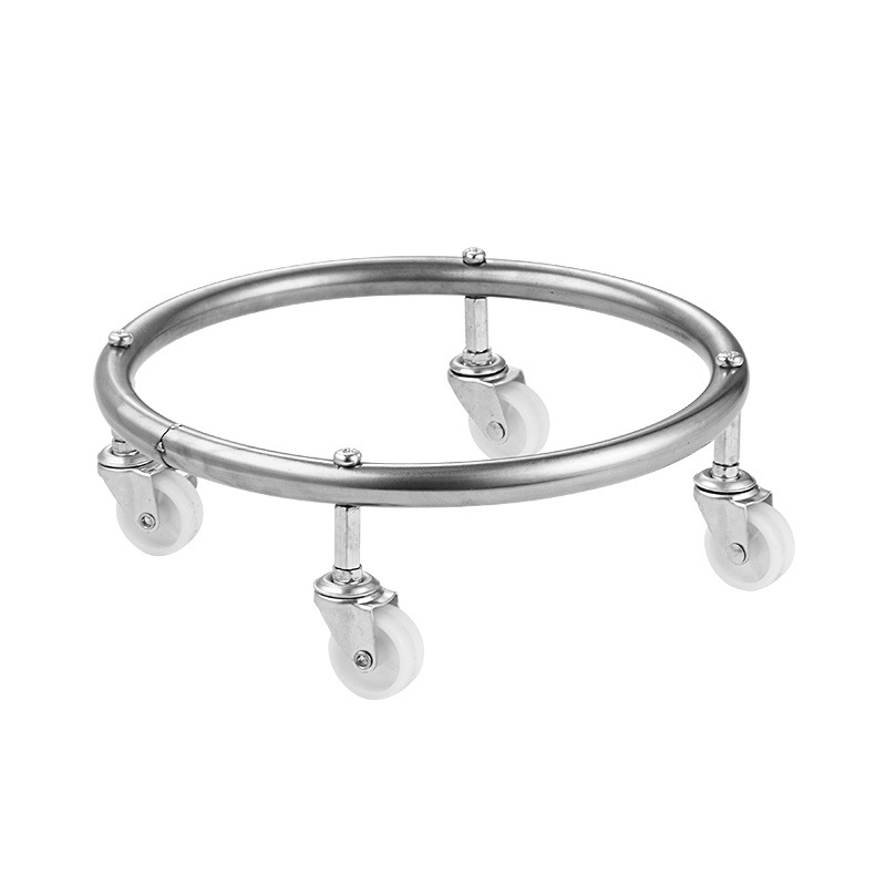 Tanque de gas polea soporte móvil de gas doméstico base de soporte de rueda universal soporte de cocina mayorista