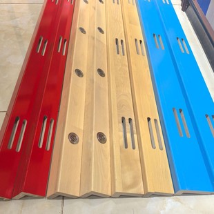 Solid Wood Skirting Board Sports Wood Flooring Edge Solid Wood Badminton Hall Gym Maple Birch Wood Flooring