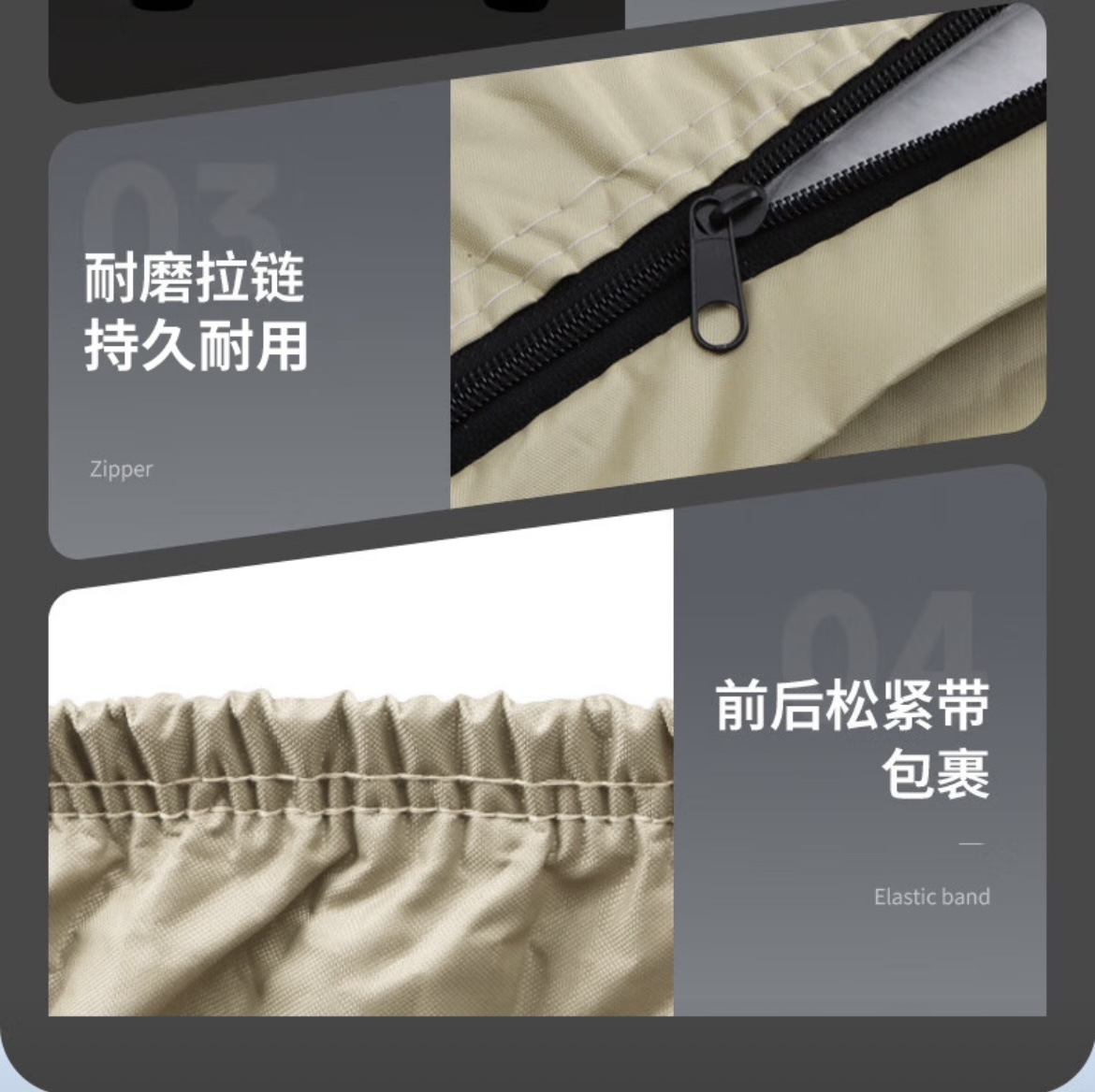 Genuine Oxford Cloth Car Cover, Full Cover, Thickened, Rainproof, Sunshade, Sun Protection Cover, Suitable for All Seasons, Special Car Cover