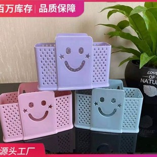 Factory supply three-compartment chopstick cage kitchen tableware storage cage hanging drain chopstick holder drain chopstick holder chopstick holder