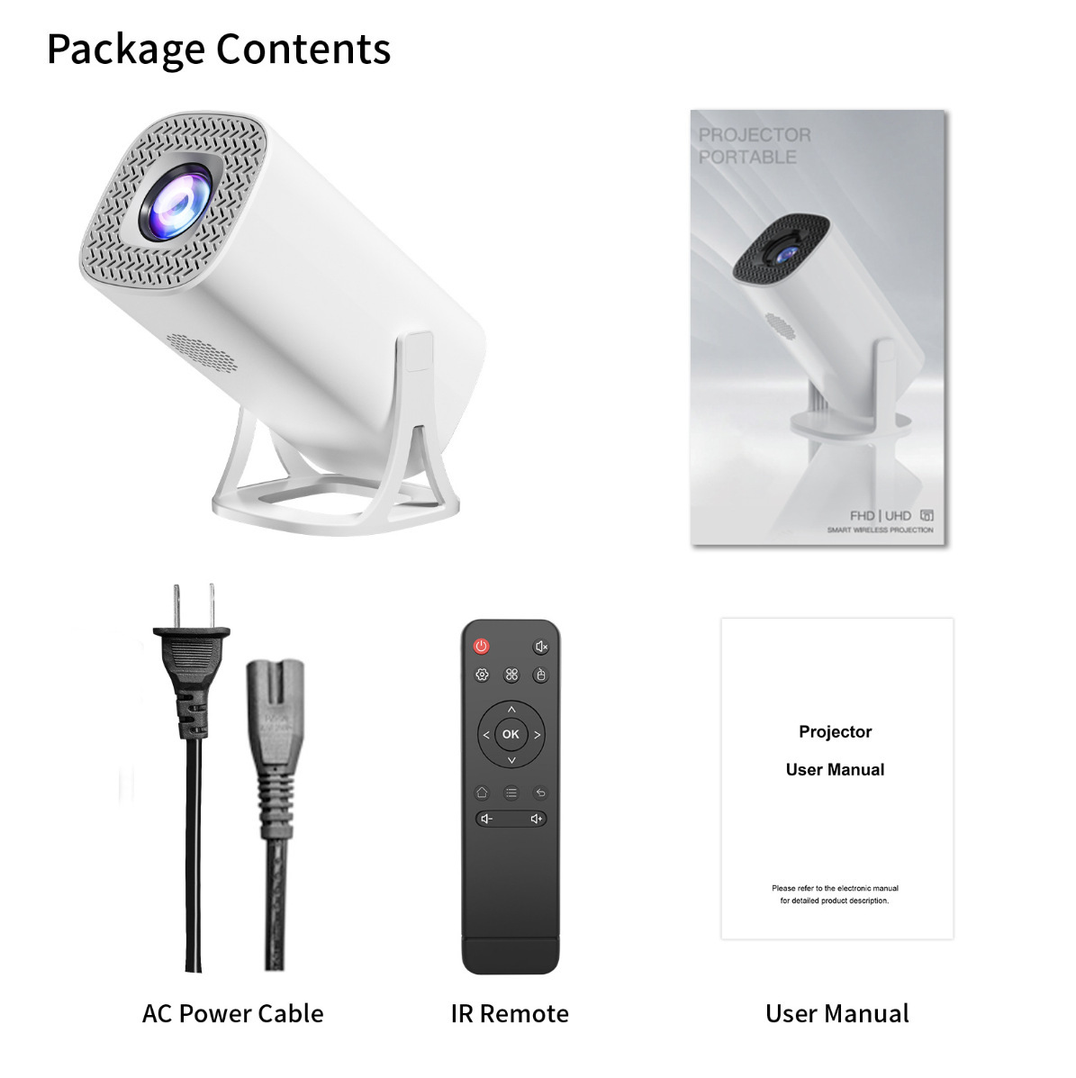 投影仪家用超高清自动对焦避障家庭影院AI语音智能投影机.jp