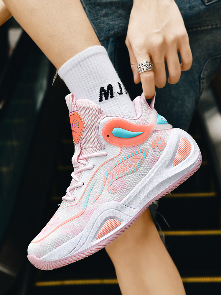 Nuevos zapatos de baloncesto de otoño transpirables antideslizantes y amortiguadores zapatos deportivos de carreras ligeros antideslizantes de cemento para hombres