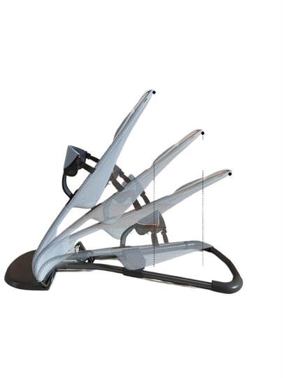 Baby Rocking Chair, Baby Cradle Chair, Recliner, Foldable and Adjustable Rocking Chair, Baby Coaxing Artifact, Universal for All Seasons, Three Gears