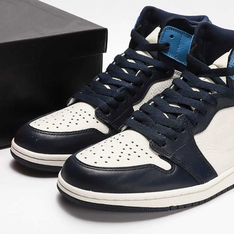 Air Jordan 1, качественные кроссовки на высоком каблуке для мужчин и женщин, спортивная обувь, баскетбольные кроссовки