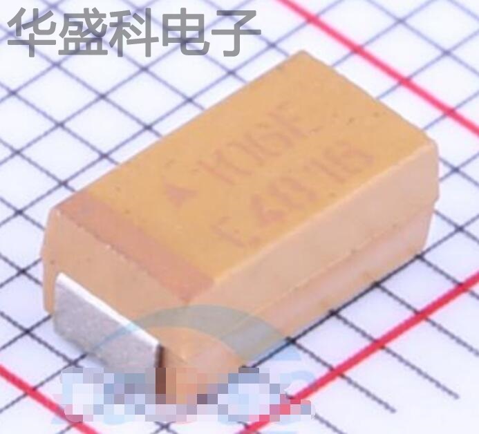TAJC106K025RNJ 描述 10uF(106) ±10% 25V 钽电容器