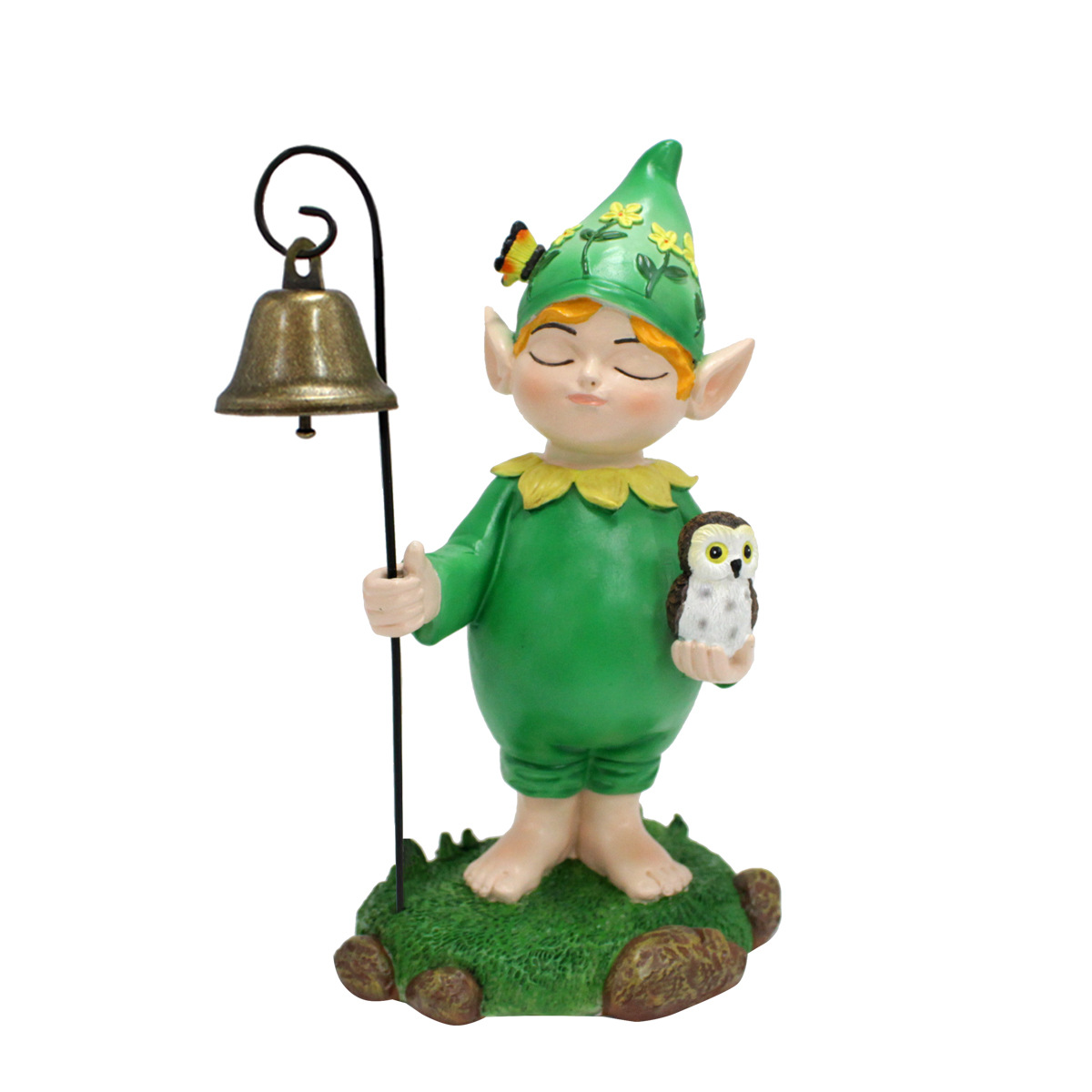  resin crafts Bell dwarf elf ornaments statue dwarf dwarf garden home decoration ornaments