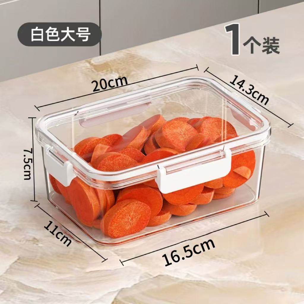 Contenedor de Alimentos Hermético de Plástico PET para Refrigerador