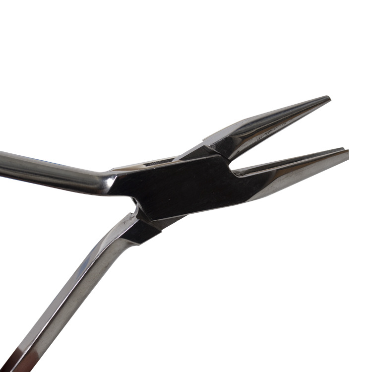 Alicates de formación de doblado de alambre de acero, alicates de técnico dental, alicates de sol y luna de acero inoxidable, alicates de técnico, equipos dentales orales