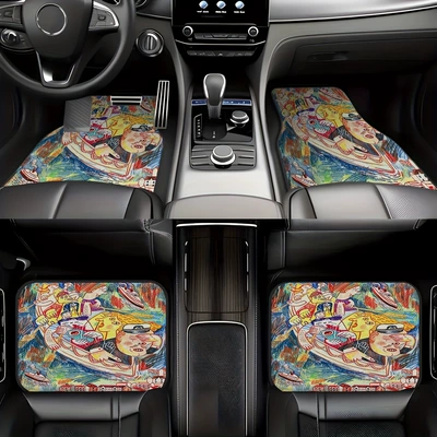 Cross-Border Amazon New American-Style Car Floor Mats Four-Piece Set, Dirt-Resistant Floor Mats, Wear-Resistant and Dust-Proof Mats (Avtomobil döşəmə paspasları) - 316gygdz-1-3344cm-rear-row-two-piece-set