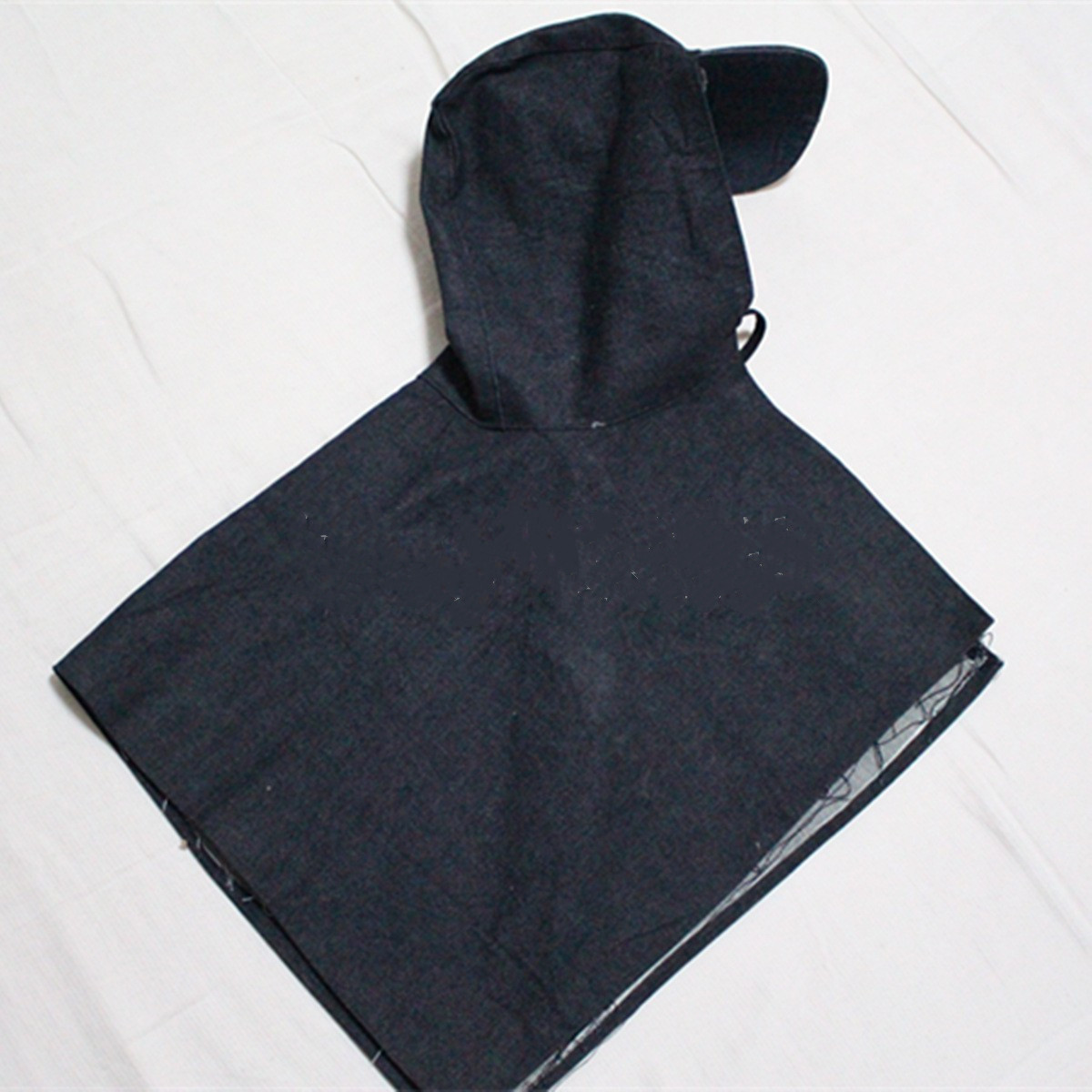 厂家货源劳保用品 牛仔布披肩成人工作帽 工地搬运披肩