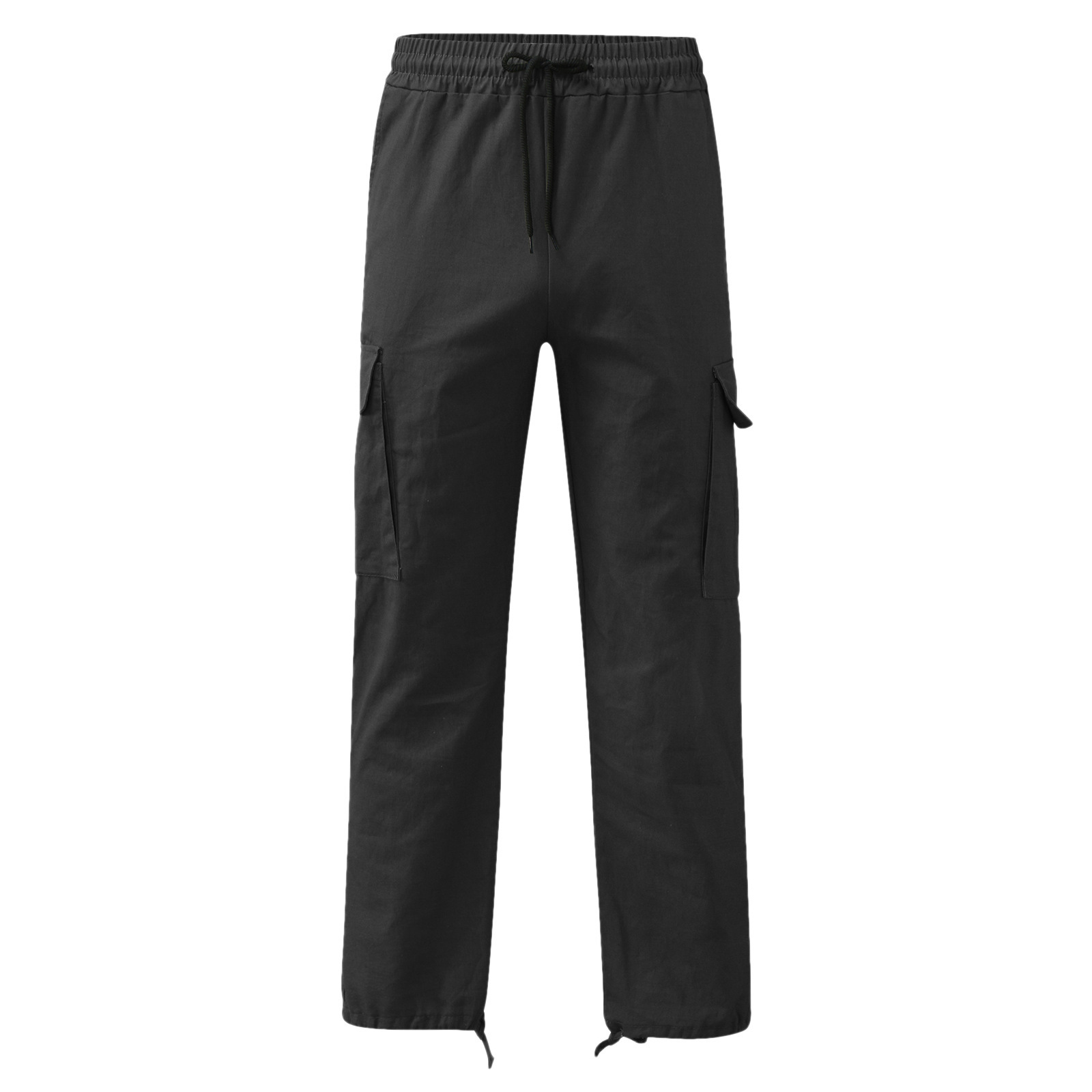 Pantalons de travail décontractés pour hommes, nouvelle collection printemps-automne, avec cordon de serrage et poches_voghion.com