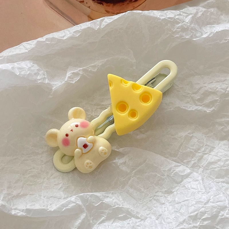 Blue Cloud estrella horquilla hembra lindo dopamina flequillos clip lateral horquilla frente duckbill BB clip tocado