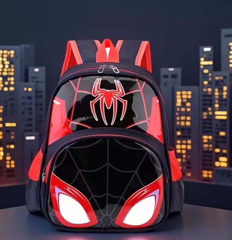 Comercio exterior Spiderman mochila caricatura encantadora para niños de 2 - 5 años de edad mochila para jardín de infantes