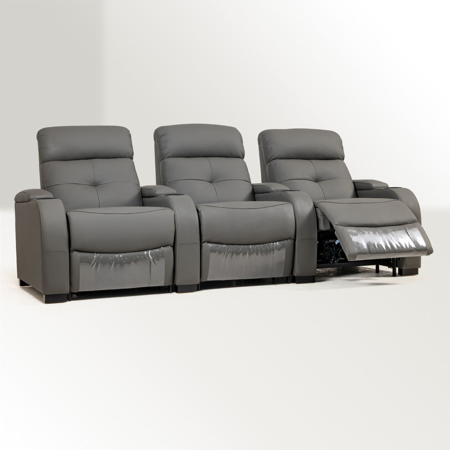 别墅家庭电影院影视厅影吧真皮沙发电动单人功能舱椅影剧院家具