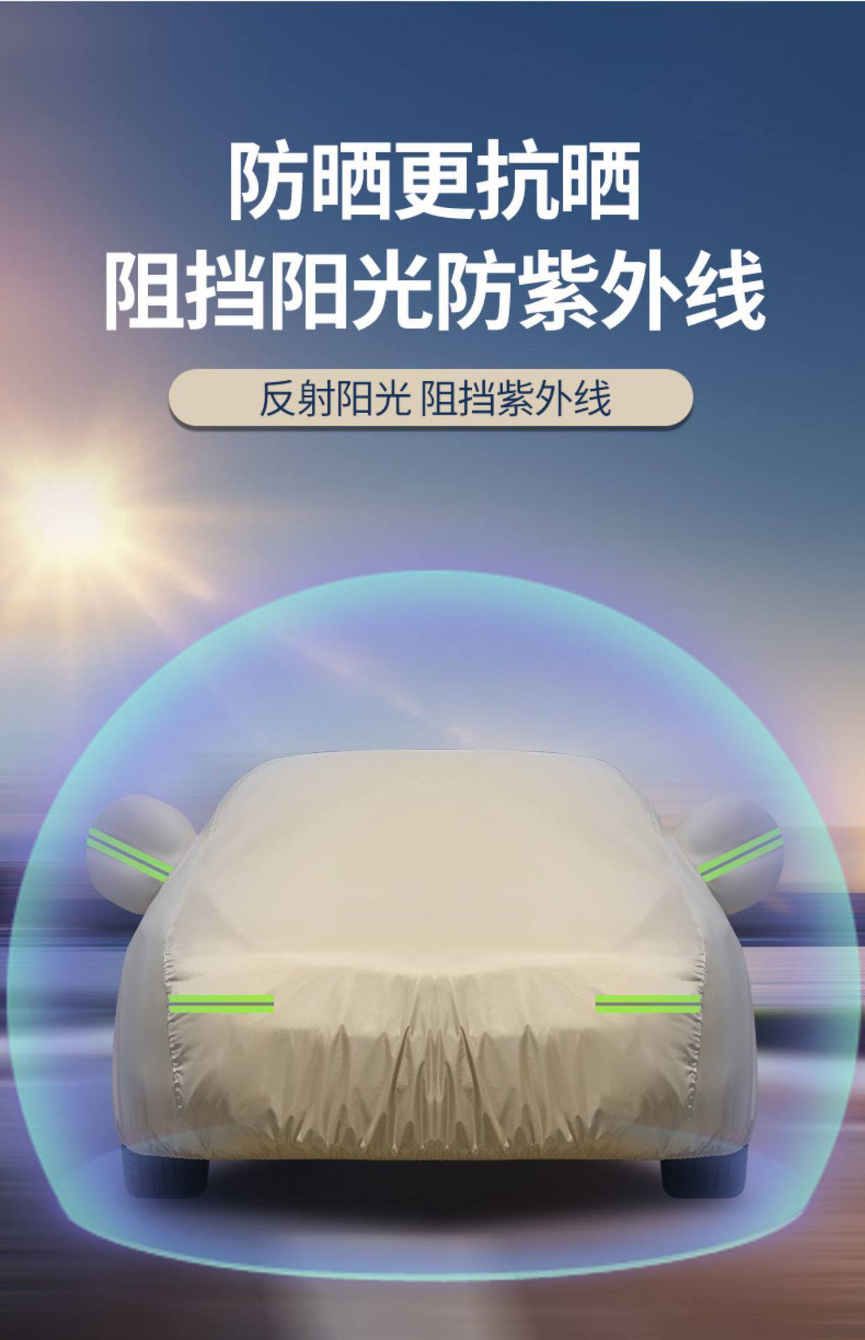 Volkswagen Bora, Lamando, Lavida, Magotan, Passat, Id3, Tiguan Oxford Canvas Sun Protection Car Cover, Rainproof Car Cover