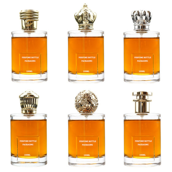 100ml cylindrical transparent perfume bottle empty bottle with labeling area cosmetics sub-packaging can be labeled silk screen logo