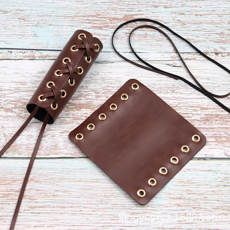 핸들바 장갑 다크 브라운