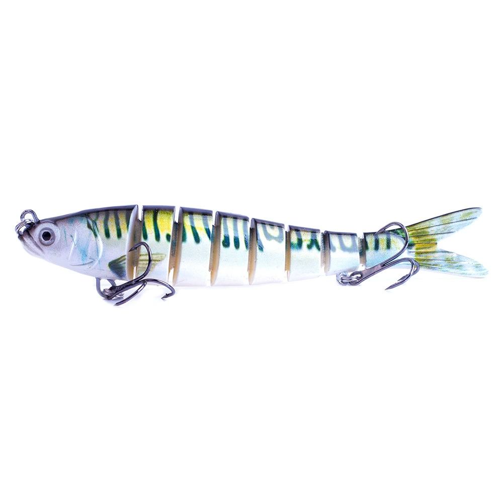 Многоштоковая рыбалка swimbait приманка 14 см 26 г, 8-сегментная тонущая имитация леща