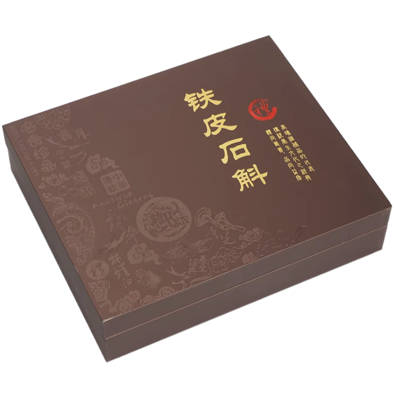 Caja de dendrobium, 250g, 500g, caja de dendrobium, caja vacía, caja de regalo de arce, caja de cuero al por mayor.