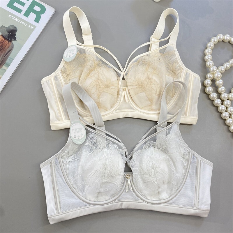 Paul 5237 Large Bust Minimizing Bunny Ear Crystal Cup Bra with Lift and Anti-Sagging Features, Sexy Lingerie for Women Paul 5237 Large Bust Minimizing Bunny Ear Crystal Cup Bra with Lift and Anti-Sagging Features, Sexy Lingerie for Women