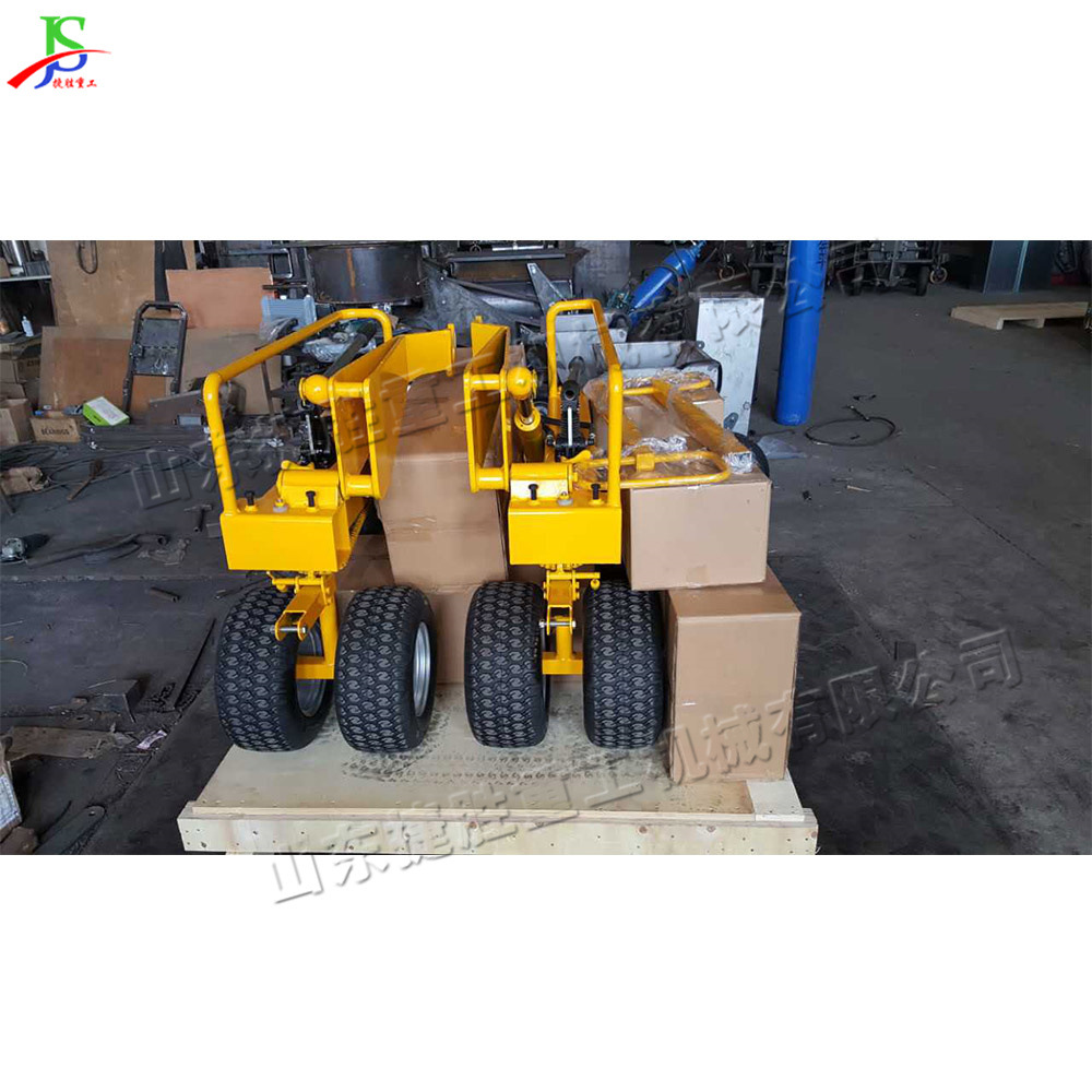 Equipo de transporte de césped artificial pequeño móvil de transporte de césped hidráulico de jardín