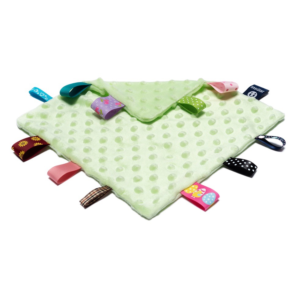 Bebé Beanie etiqueta relajante toalla para dormir calmante juguete recién nacido Beanie pañuelo calmante pañuelo materno e infantil suministros