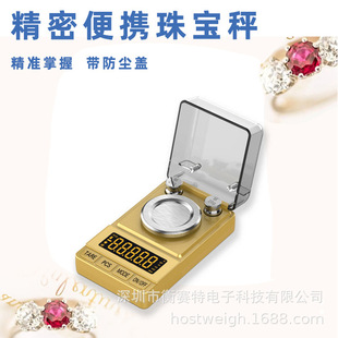 New Jewelry Weight Digital Scale Portable Laboratory Powder Special Digital Scale with Dust Cover