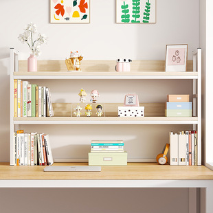 Desktop bookshelf storage rack table home storage rack student desk small shelf multi-layer simple cabinet shelf