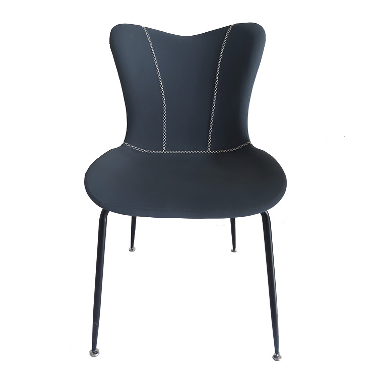 Sillas de comedor domésticas modernas sillas de lujo sencillas sillas de mesa nórdicas sillas de ocio para negociar café sillas de hotel respaldadas