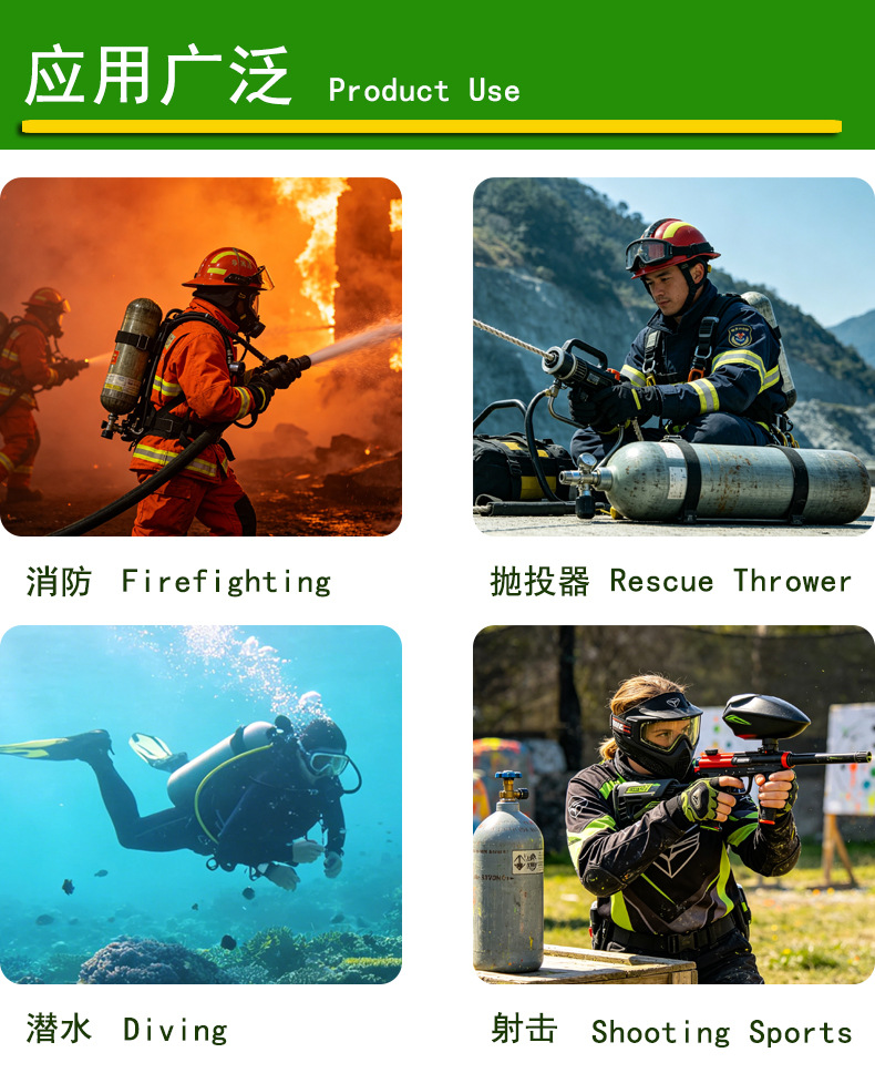Bs-W100Em Portable High Pressure Air Compressor Rescue Diving Breathing Apparatus Firefighting Air Filling Pump
