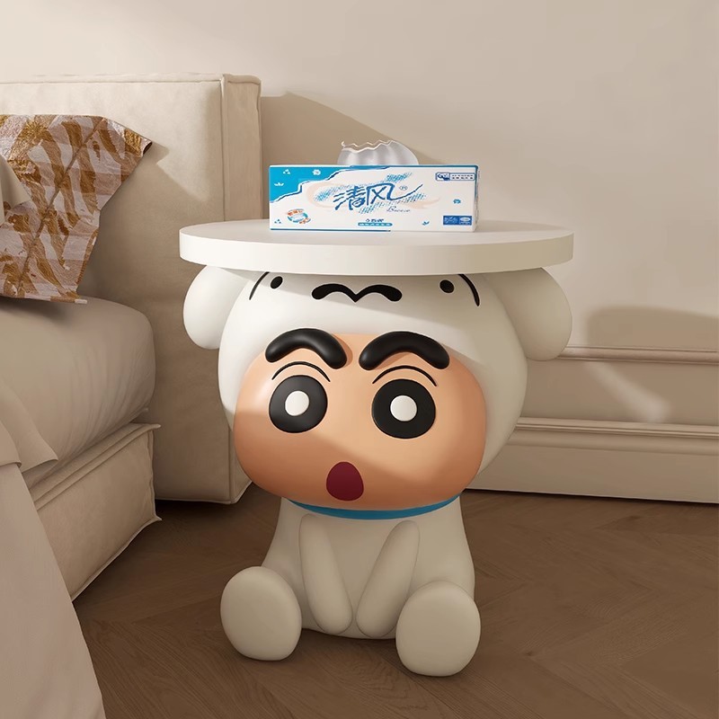 2025 新クレヨンしんちゃんリビングルームソファサイドテーブルコーヒーテーブルベッドサイド小さなアパートフロア取り外し可能な装飾品|undefined