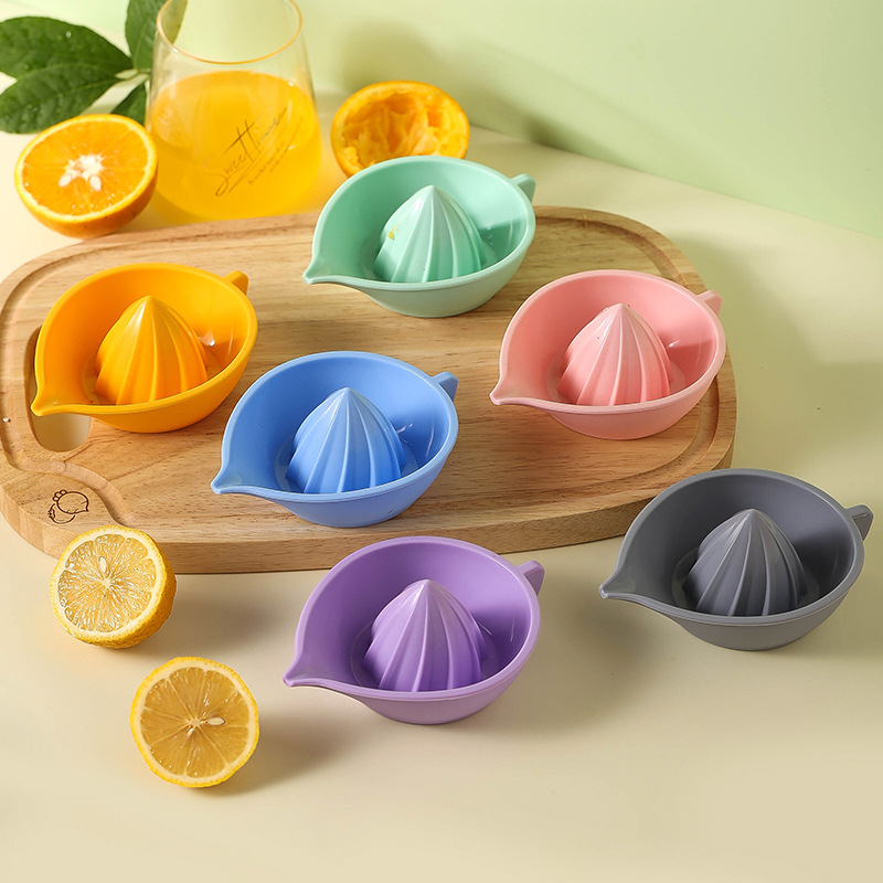 Silicone Manual Juicer Orange Juice Squeezer Hand-Pressed Fruit Juice Cup Manual Lemon Juicer