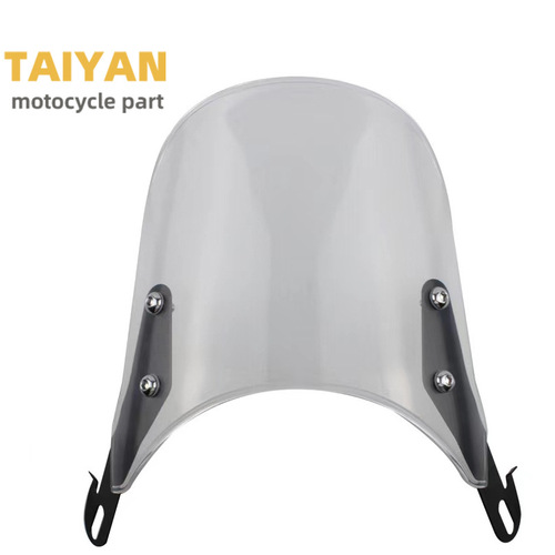 Retro Motorcycle Accessories Front Windshield CG25GN125 Harley Modification 5-7 Inch Windshield Panel Windscreen