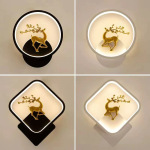 现代简约led走廊过道玄关灯新款北欧楼梯阳台卧室床头背景墙壁灯