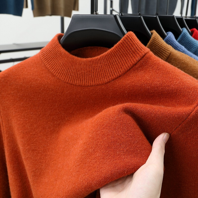 13 Colors Available 2025 New Winter Worsted Wool Men's Pure Color Half Turtleneck Men's Knitwear Wool Knitwear 13 Colors Available 2025 New Winter Worsted Wool Men's Pure Color Half Turtleneck Men's Knitwear Wool Knitwear
