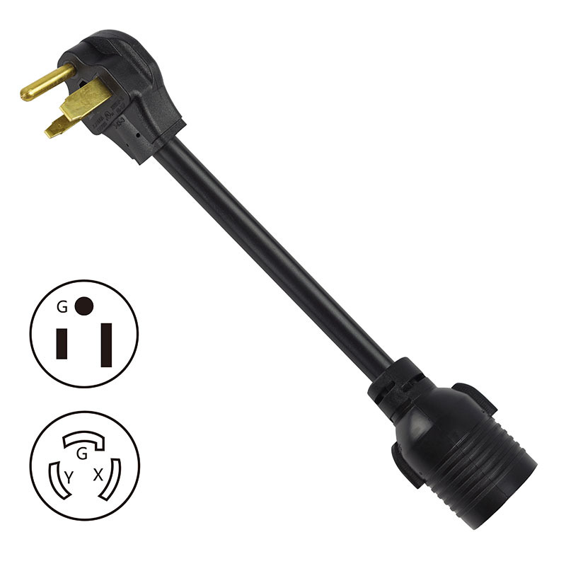 爆款美标转换线美式房车电源线 美规舰艇房车美式转换线650 L630R